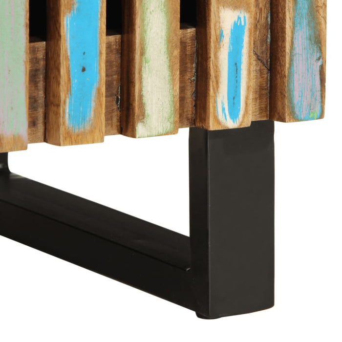 Comodino 40x34x46 cm in Legno Massello di Recupero