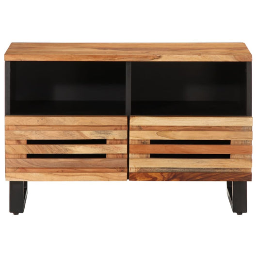 Mobile Porta TV-Mobile per TV-Credenza TV 70x34x46 cm in Legno Massello di Acacia 262797