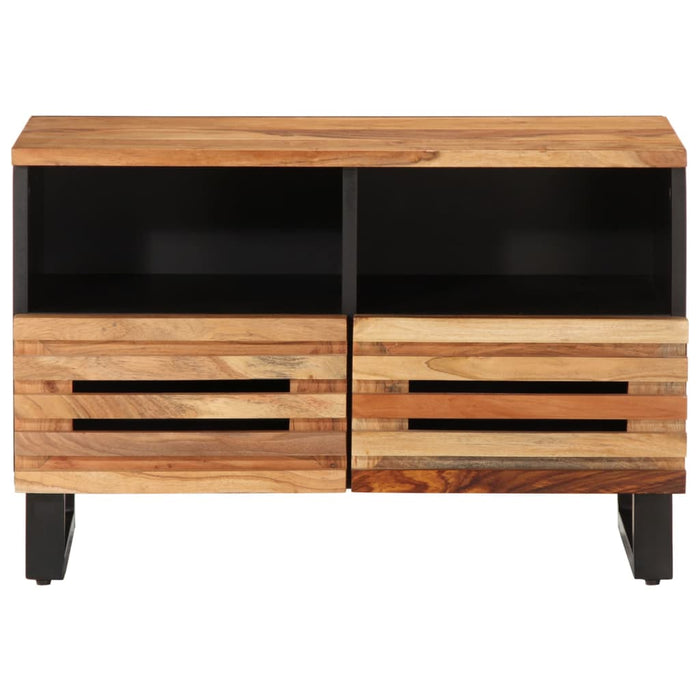 Mobile Porta TV-Mobile per TV-Credenza TV 70x34x46 cm in Legno Massello di Acacia 262797