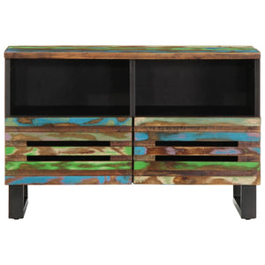 Mobile Porta TV-Mobile per TV-Credenza TV 70x34x46 cm in Legno Massello di Acacia 601904