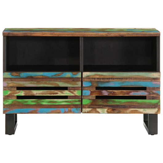 Mobile Porta TV-Mobile per TV-Credenza TV 70x34x46 cm in Legno Massello di Acacia 601904