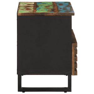 Mobile Porta TV-Mobile per TV-Credenza TV 70x34x46 cm in Legno Massello di Acacia 601904