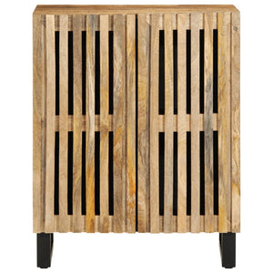 vidaXL Credenza 60x34x75 cm in Legno Massello di Mango Grezzo