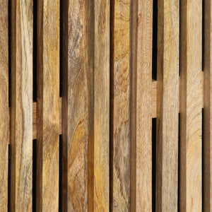 Credenza 60x34x75 cm in Legno Massello di Mango Grezzo 377446