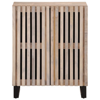 Credenza 60x34x75 cm in Legno Massello di Mango 377449