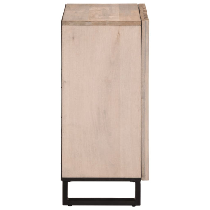 Credenza 60x34x75 cm in Legno Massello di Mango 377449