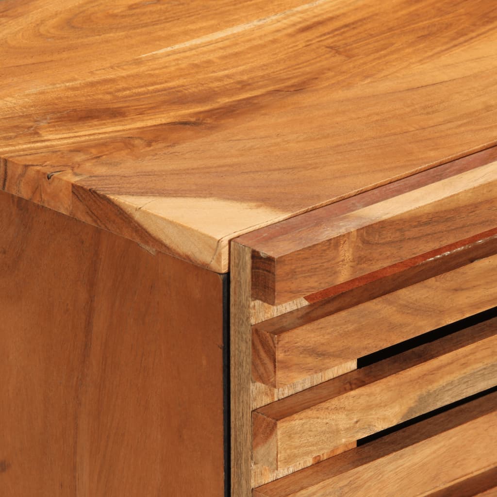 Credenza 60x34x75 cm in Legno Massello di Acacia