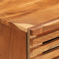 Credenza-Buffet-Armadio da cucina 60x34x75 cm in Legno Massello di Acacia 679663