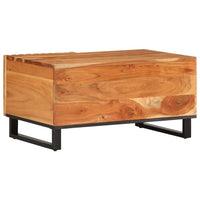 Tavolino da Salotto 80x51x40 cm in Legno Massello di Acacia 377457