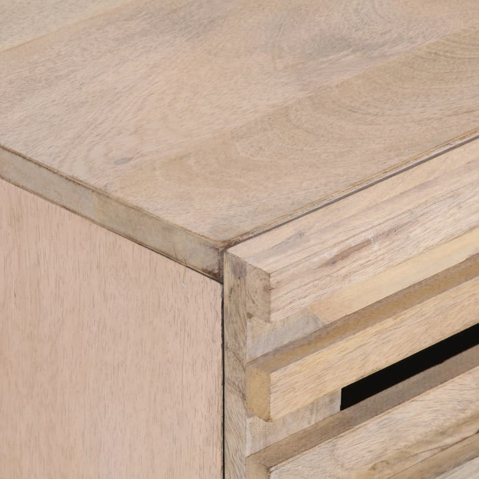 Comodino 50x34x62 cm in Legno Massello di Mango 377484