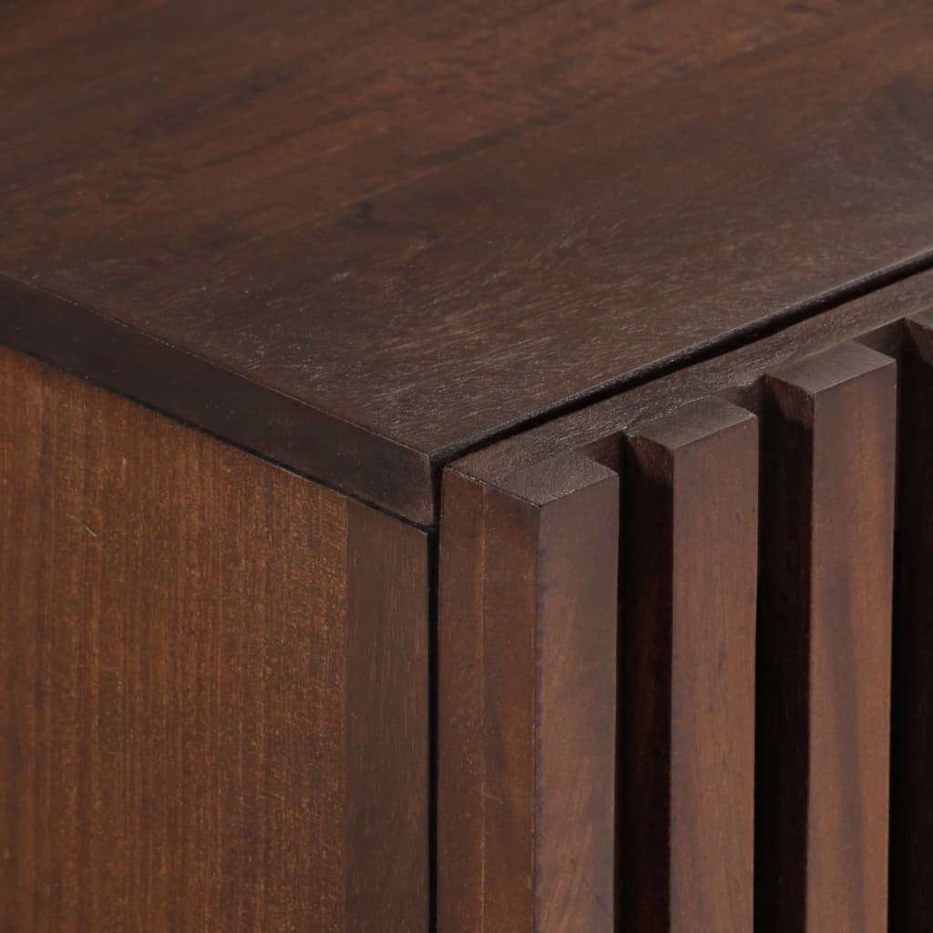 Mobile Porta TV-Mobile per TV-Credenza TV Marrone 100x34x46 cm in Legno di Mango 428074