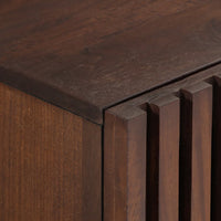 Mobile Porta TV-Mobile per TV-Credenza TV Marrone 100x34x46 cm in Legno di Mango 428074