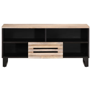 Mobile Porta TV-Mobile per TV-Credenza TV 100x34x46 cm in Legno Massello di Mango 958827