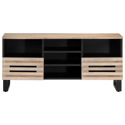 Mobile Porta TV-Mobile per TV-Credenza TV 100x34x46 cm in Legno Massello di Mango 163071