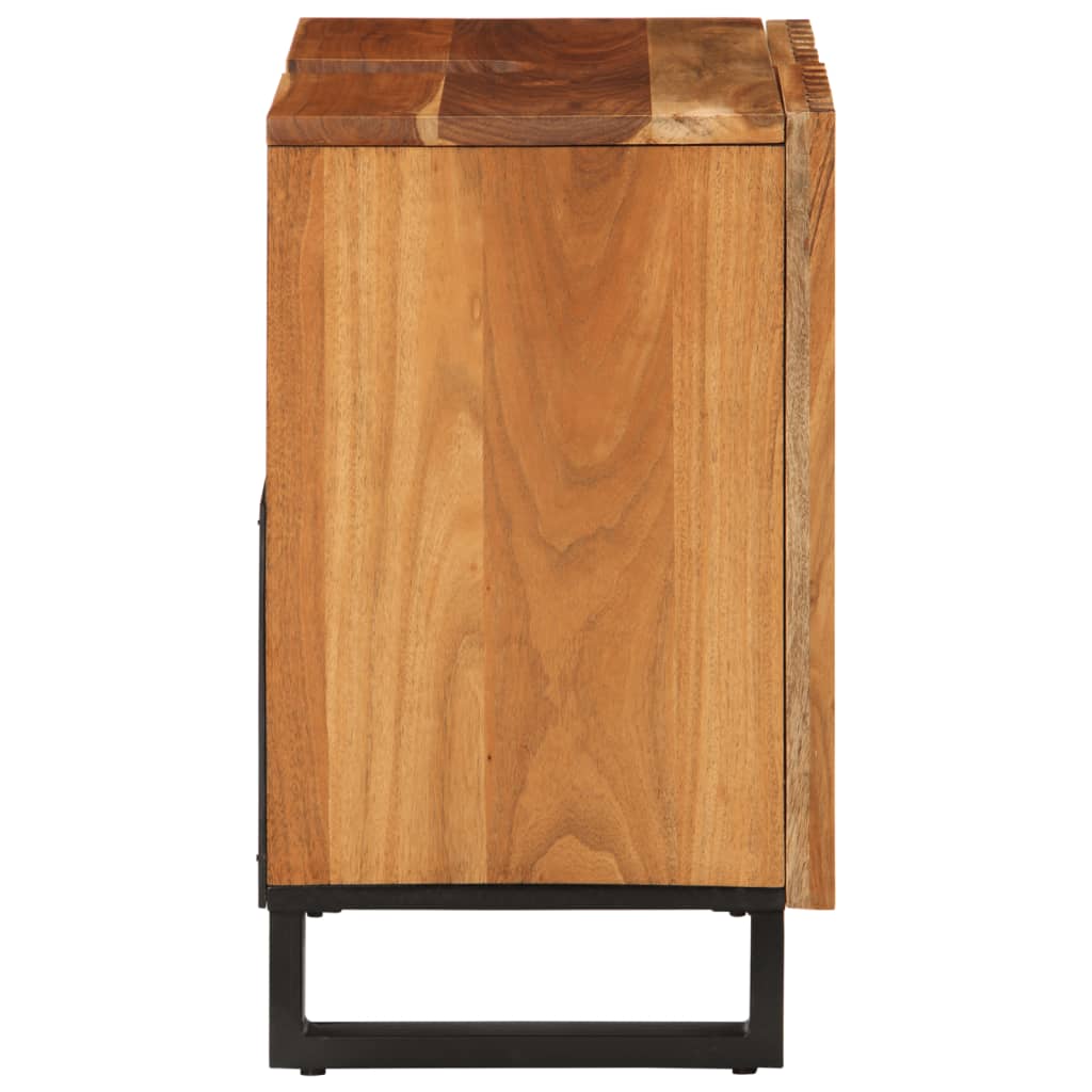 Mobile Lavabo da Bagno 62x34x58cm in Legno Massello di Acacia 377530