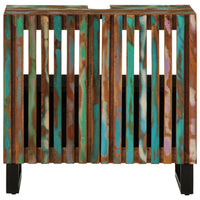 vidaXL Mobile Lavabo da Bagno 62x34x58cm in Legno Massello di Acacia