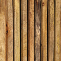 Mobile a Parete da Bagno 38x34x48cm Legno Massello Mango Grezzo