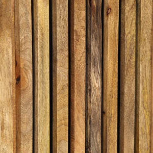 Mobile a Parete da Bagno 38x34x48cm Legno Massello Mango Grezzo