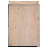 Mobile da Bagno a Parete 38x34x48 cm in Legno Massello di Mango