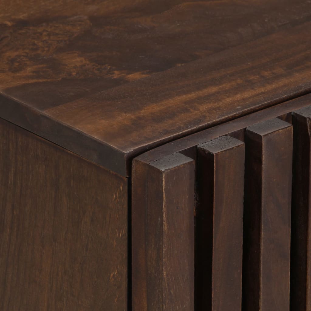 Mobiletto da Bagno Marrone 38x34x58 cm Legno di Mango 377541