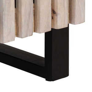 Mobile da Bagno 38x34x58 cm in Legno Massello di Mango