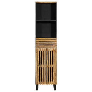 vidaXL Credenza 38x34x160 cm in Legno Massello di Mango Grezzo