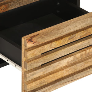 Credenza 40x34x75 cm in Legno Massello di Mango Grezzo 377549