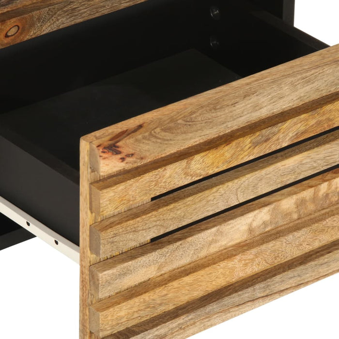 Credenza 40x34x75 cm in Legno Massello di Mango Grezzo 377549