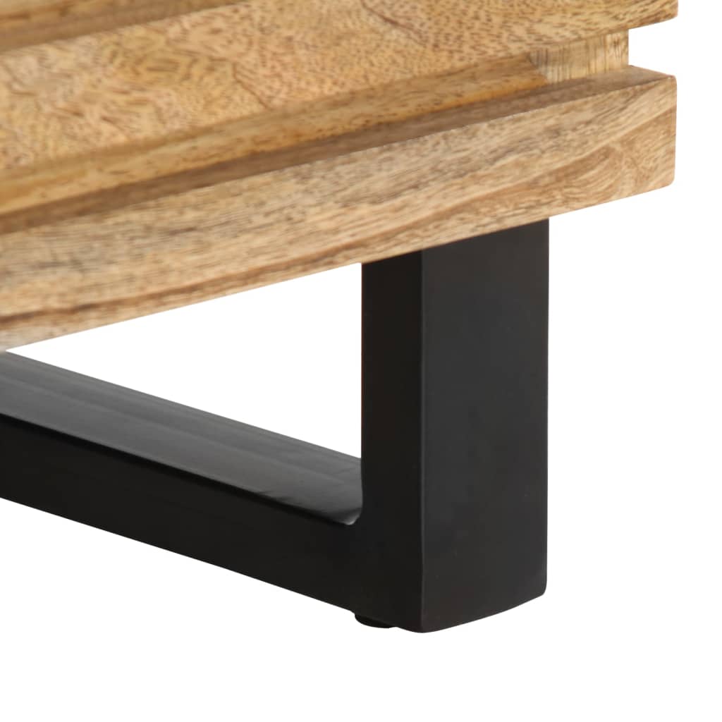 Credenza 40x34x75 cm in Legno Massello di Mango Grezzo 377549