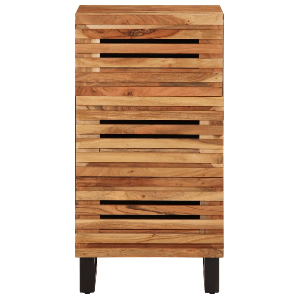 vidaXL Credenza 40x34x75 cm in Legno Massello di Acacia