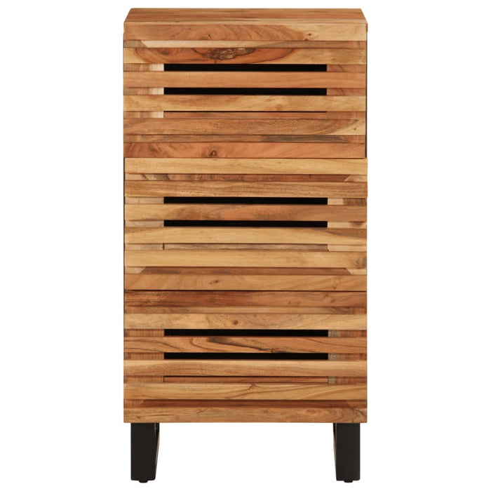 vidaXL Credenza 40x34x75 cm in Legno Massello di Acacia