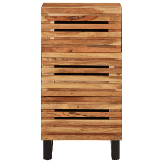 vidaXL Credenza 40x34x75 cm in Legno Massello di Acacia