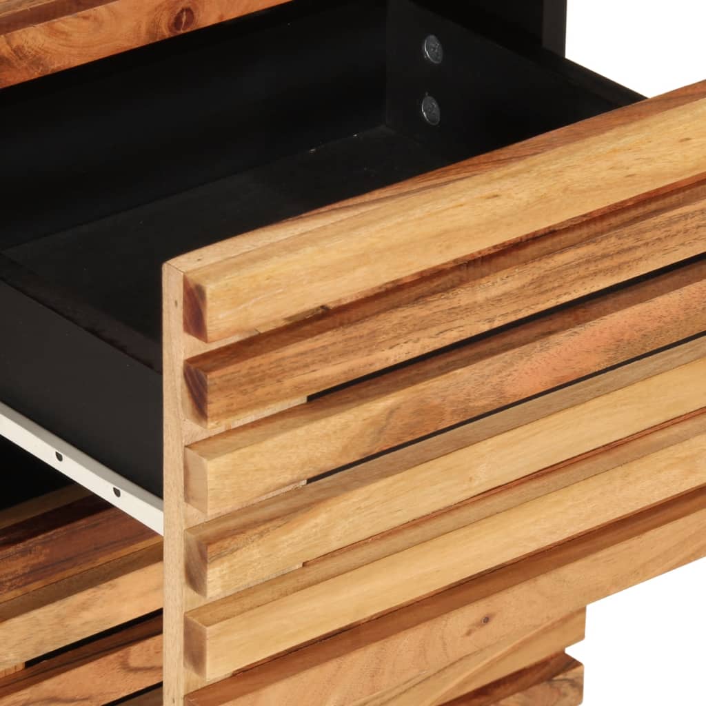 vidaXL Credenza 40x34x75 cm in Legno Massello di Acacia