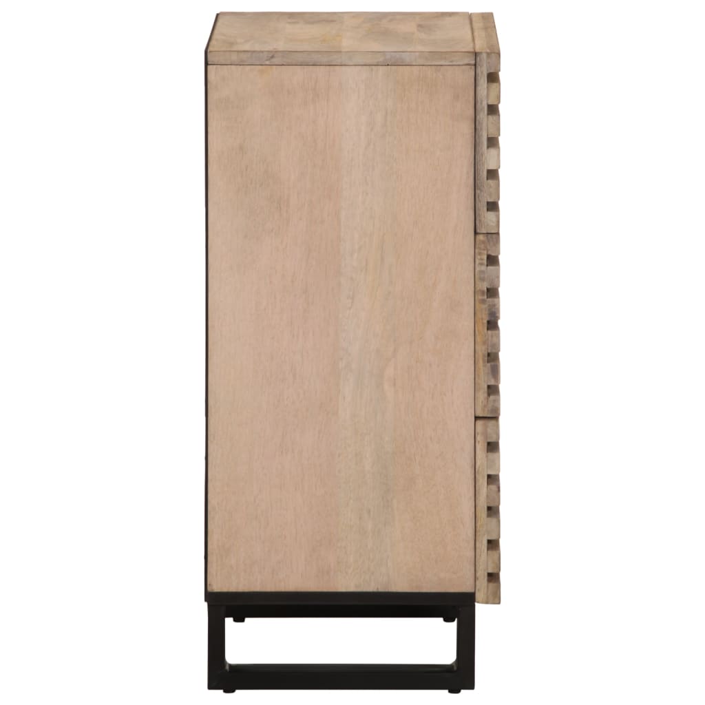 Credenza 40x34x75 cm in Legno Massello di Mango 377552