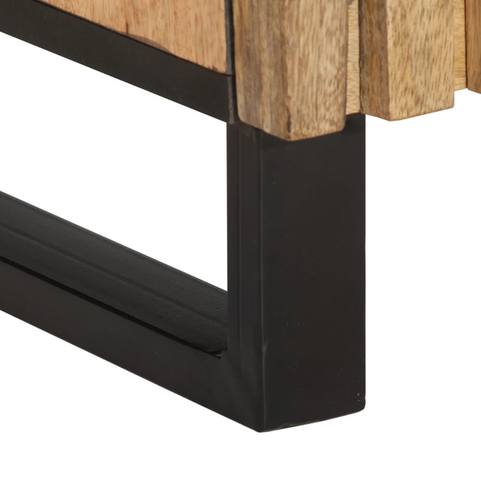 Credenza 60x34x75 cm in Legno Massello di Mango Grezzo 377559