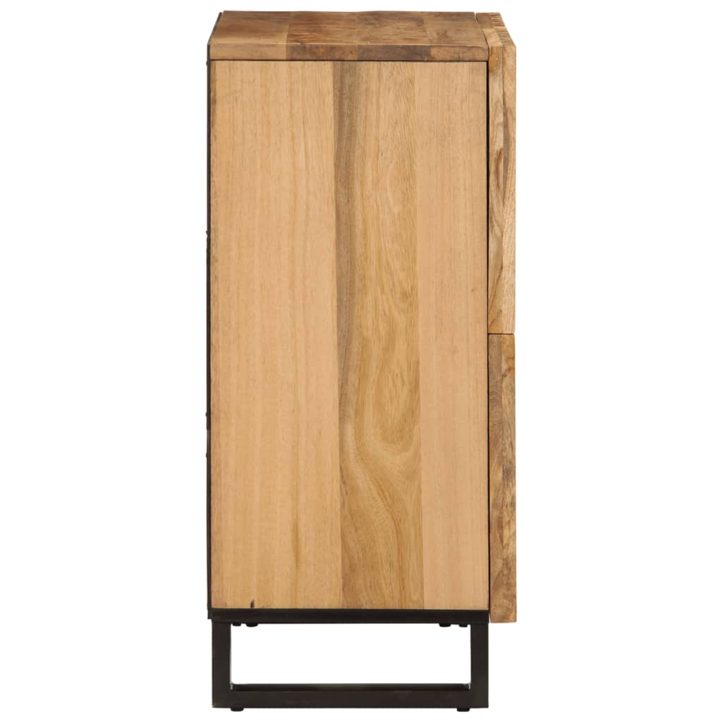 Credenza 60x34x75 cm in Legno Massello di Mango Grezzo 377564