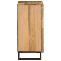 Credenza 60x34x75 cm in Legno Massello di Mango Grezzo 377564