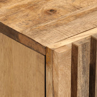 Credenza 60x34x75 cm in Legno Massello di Mango Grezzo 377564