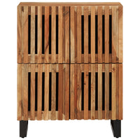 vidaXL Credenza 60x34x75 cm in Legno Massello di Acacia