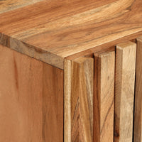 Credenza-Buffet-Armadio da cucina 60x34x75 cm in Legno Massello di Acacia 786925