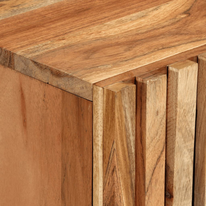 Credenza-Buffet-Armadio da cucina 60x34x75 cm in Legno Massello di Acacia 786925