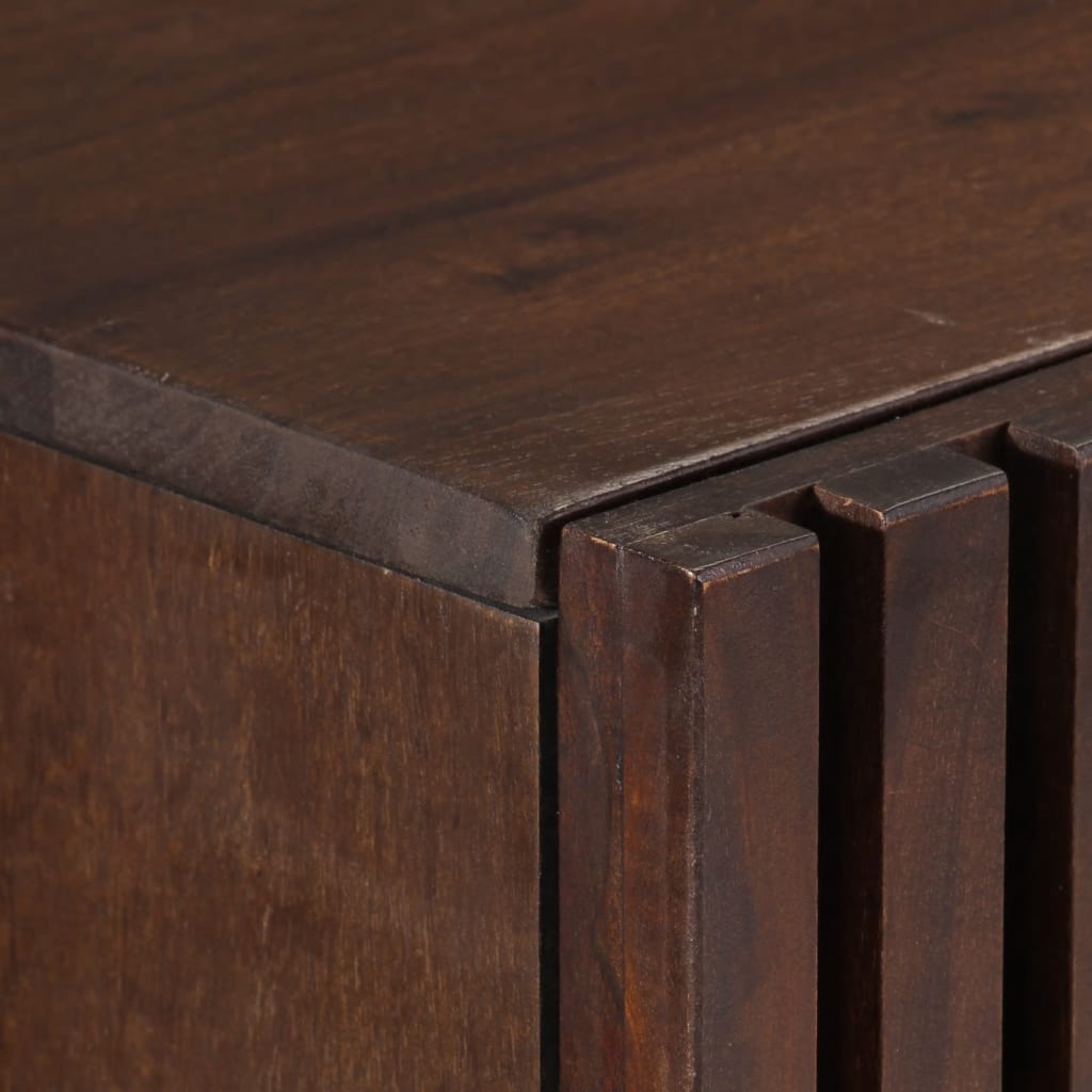 vidaXL Credenza Marrone 60x34x75 cm in Legno Massello di Mango