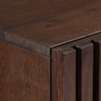 vidaXL Credenza Marrone 60x34x75 cm in Legno Massello di Mango