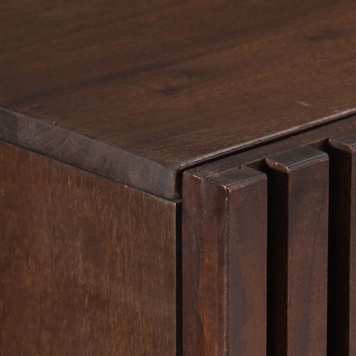 Credenza Marrone 60x34x75 cm in Legno Massello di Mango 377566