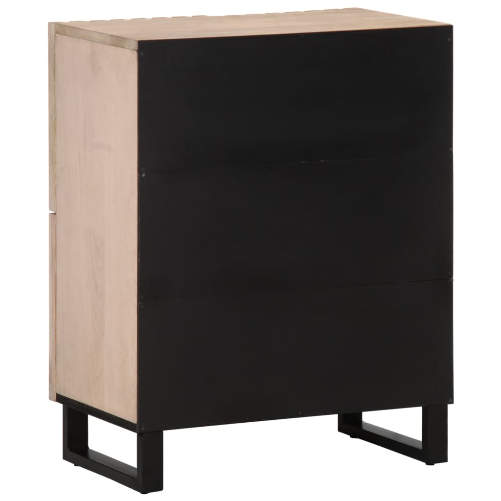 vidaXL Credenza 60x34x75 cm in Legno Massello di Mango
