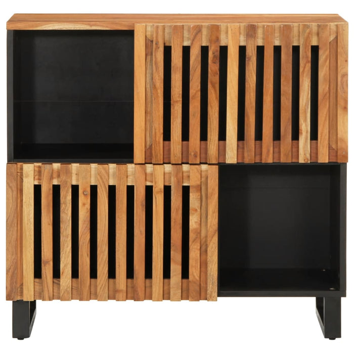vidaXL Credenza 80x34x75 cm in Legno Massello di Acacia