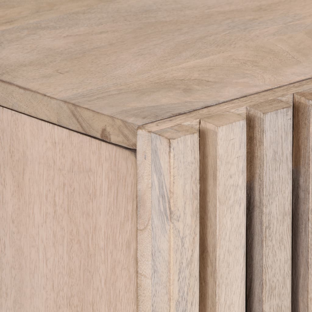 vidaXL Credenza 80x34x75 cm in Legno Massello di Mango