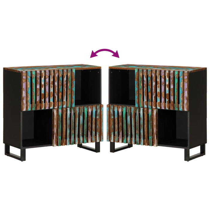 vidaXL Credenza 80x34x75 cm in Legno Massello di Acacia