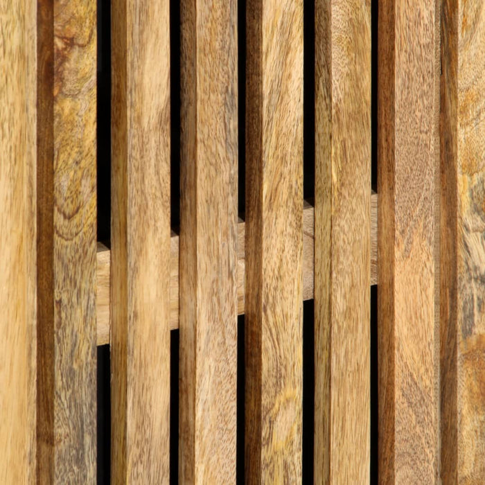 Credenza 90x34x75 cm in Legno Massello di Mango Grezzo 377574