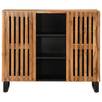 Credenza 90x34x75 cm in Legno Massello di Acacia 377575